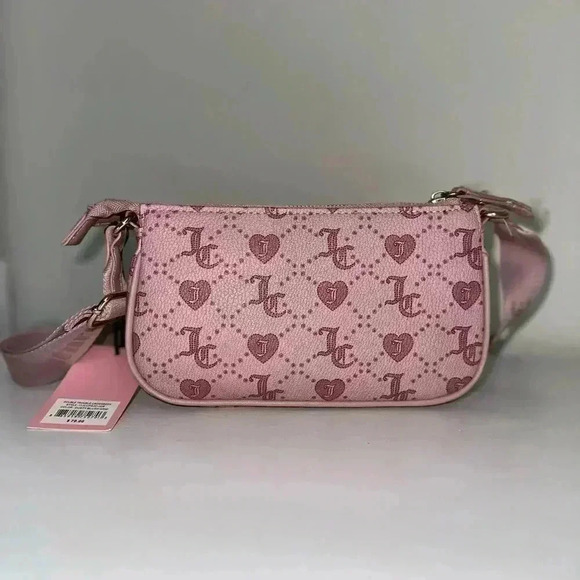 Juicy Couture Double Trouble Crossbody Dusty Blush - Picture 3 of 7